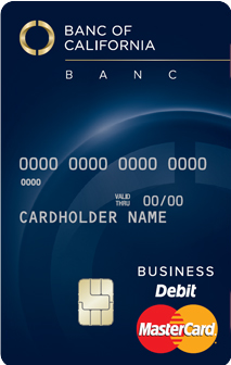 Banc of California Business Debit MasterCard