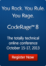 CodeRage 8 - Register Now