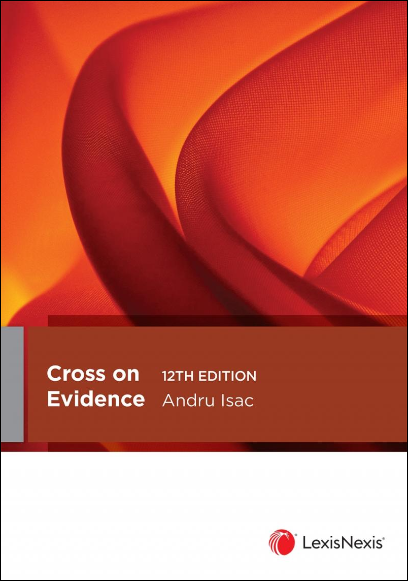 Cross on Evidence, 12th edition