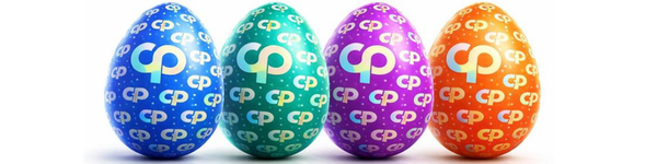 cp branded easter eggs