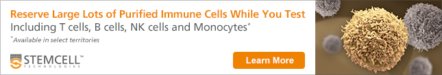 Reserve Large Lots of Purified Immune Cells While You Test. Including T cells, B cells, NK cells and Monocytes