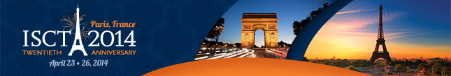 Attend ISCT 2014 in Paris, France!