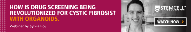 How is drug screening being revolutionized for cystic fibrosis? With organoids. Watch Sylvia Boj's webinar.