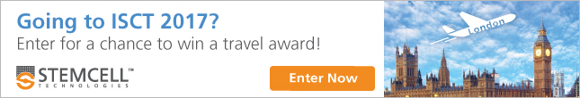 Enter now to win one of two travel awards for ISCT 2017!