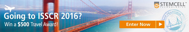 Enter for a chance to win ISSCR 2016 Travel Support Award to San Francisco!