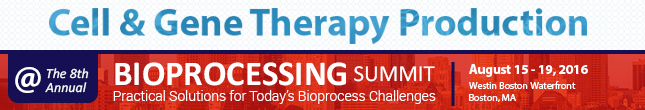 Register for Bioprocessing Summit 2016