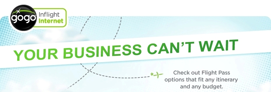 gogo inflight internet - business can't wait