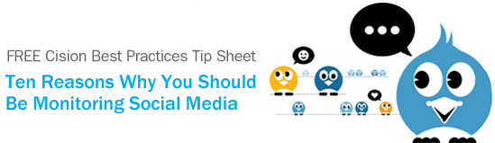 Ten Reasons Why You Should Be Monitoring Social Media
