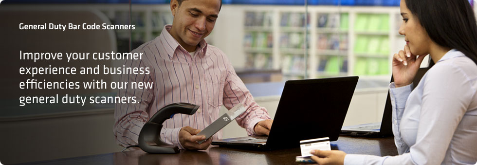 General duty bar code scanners