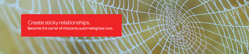 Create sticky relationships. Become the carrier of choice by automating loss runs.