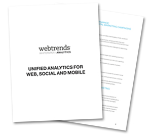Unified Analytics for Web, Social, and Mobile