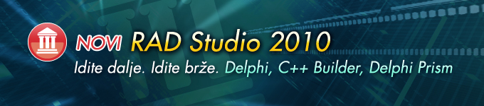 NOVI RAD Studio 2010 - Idite dalje. Idite br�e. Delphi, C++ Builder, Delphi Prism