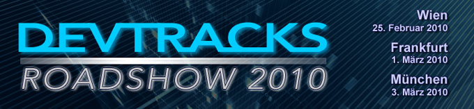 DevTracks Roadshow in Wien, Frankfurt und München