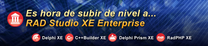 ¡Nunca antes pudiste conseguir tanto! RAD Studio XE Enterprise