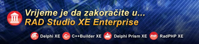 Vrijeme je da zakoračite u RAD Studio XE Enterprise