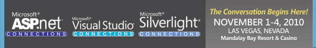 Fall 2010 Microsoft ASP.NET and Silverlight Connections
