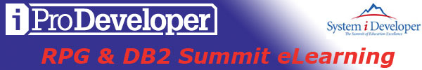 iPro Developer | RPG & DB2 Summit eLearning