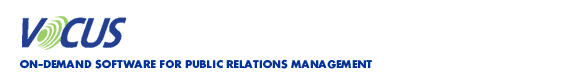 Vocus - On-Demand Software for Public Relations Managment