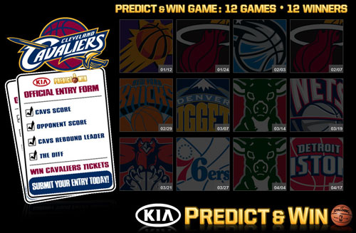 Predict and Win Schedule presented by Kia