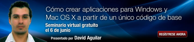 Como crear aplicaciones para Windows y Mac OS X a partir de un unico codigo de base - Seminario virtual gratuito del 6 del junio