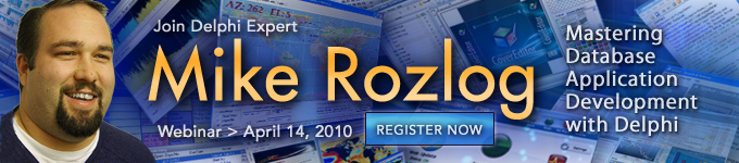 Mike Rozlog Embarcadero Delphi Webinar