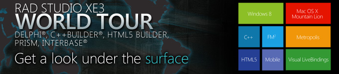 RAD Studio XE3 World Tour - Get a look under the surface