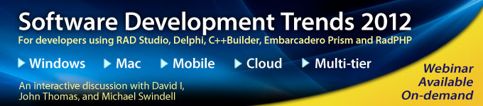 On-demand webinar replay: Software Development Trends 2012