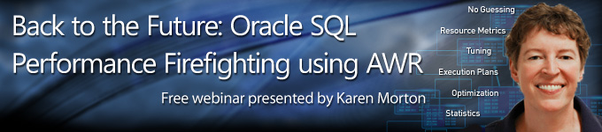 Oracle SQL Performance Firefighting using AWR Webinar