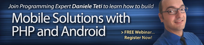 Join Daniele Teti to learn how to build Mobile Solutions with PHP and Andriod