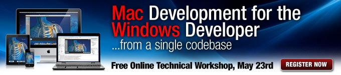 Mac Development for the Windows Developer - Free Online Technical Workshop, May 23rd - Register Now