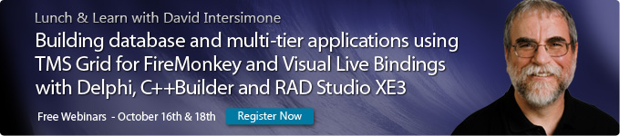 Lunch & Learn with David Intersimone - October 16th & 18th - Register Now