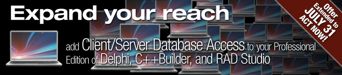 Expand your reach using Delphi, C++Builder or RAD Studio