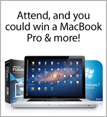Attend, and you could win a MacBook Pro & more!