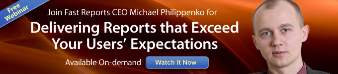 On-demand Replay Available: Delivering Reports that Exceed Your Users' Expectations