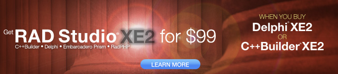 Get RAD Studio XE2 for $99