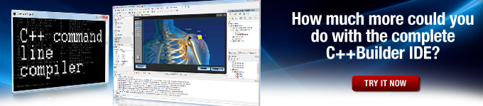How much more could you do with the complete C++Builder IDE? - Try It Now