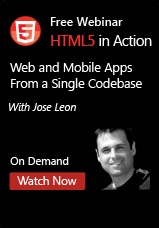 HTML in Action - Web and Mobile Apps From a Single Codebase - Webinar On-Demand