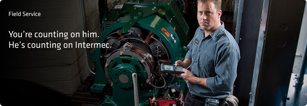 You're counting on him. He's counting on Intermec. 