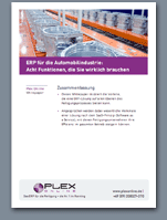 ERP für die Automobilindustrie: