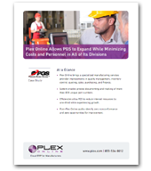 Plex Online allows PGS to Expand While Minimizing Costs and Personnel in All Three Divisions