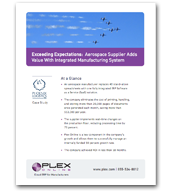 Exceedomg Expectations: Aerospace Supplier Adds Value with Integrated Manufacturing Systems