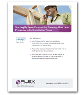 Starting Up Lean: Construction Company Uses Lean Processes to Cut installation Times