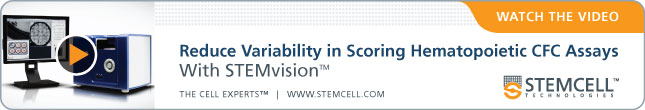 Watch The Video: Reduce Variability In Scoring Hematopoietic CFC Assays With STEMvision™.