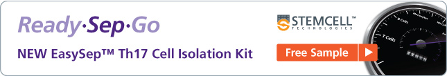 Free Sample: NEW EasySep Th17 Cell Isolation Kit