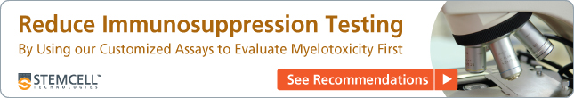 See Recommendations: Reducing Immunosuppression Testing By Using Customized Assays To Evaluate Myelotoxicity First