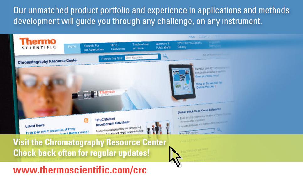 Visit our Chromatography Resource Center