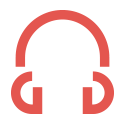 icon telephone headphones