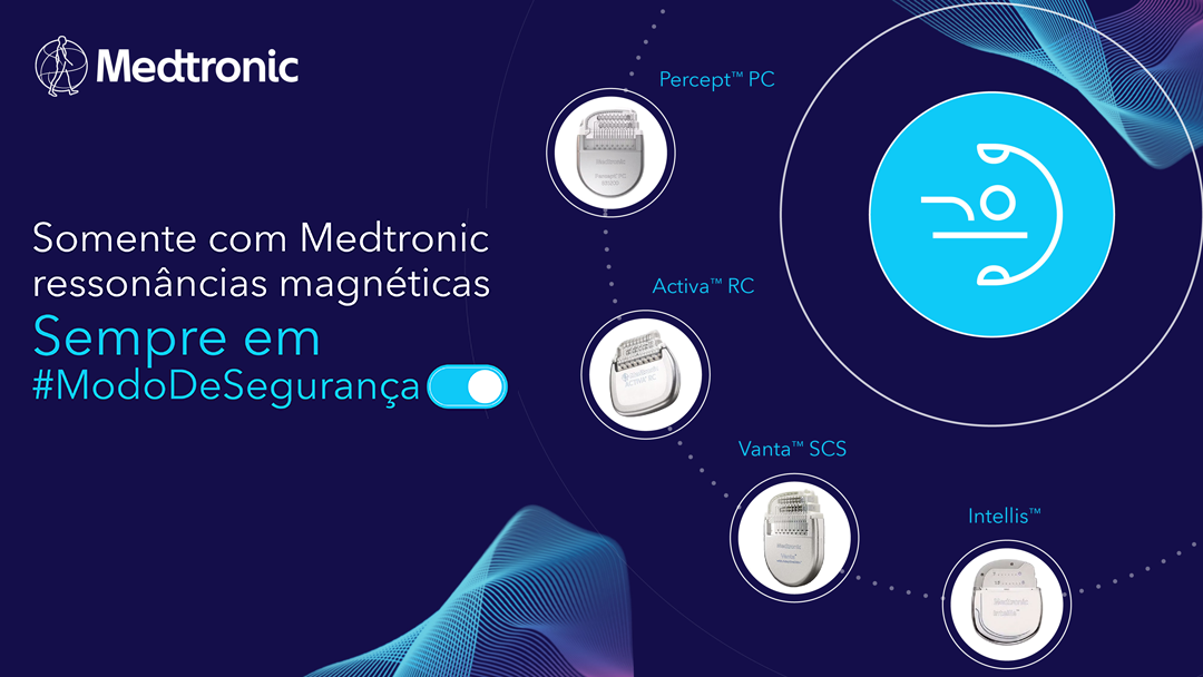 Somente com Medtronic ressonâncias magnéticas - Sempre em modo de segurança