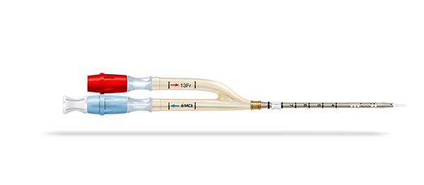 Crescent RA Jugular Dual Lumen Catheter