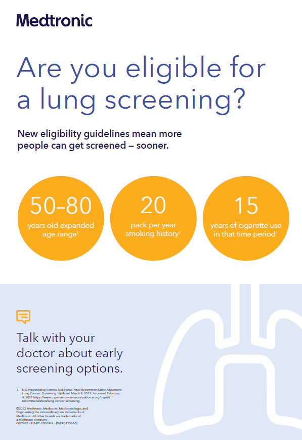 Lung Cancer Awareness Month Posters | Medtronic